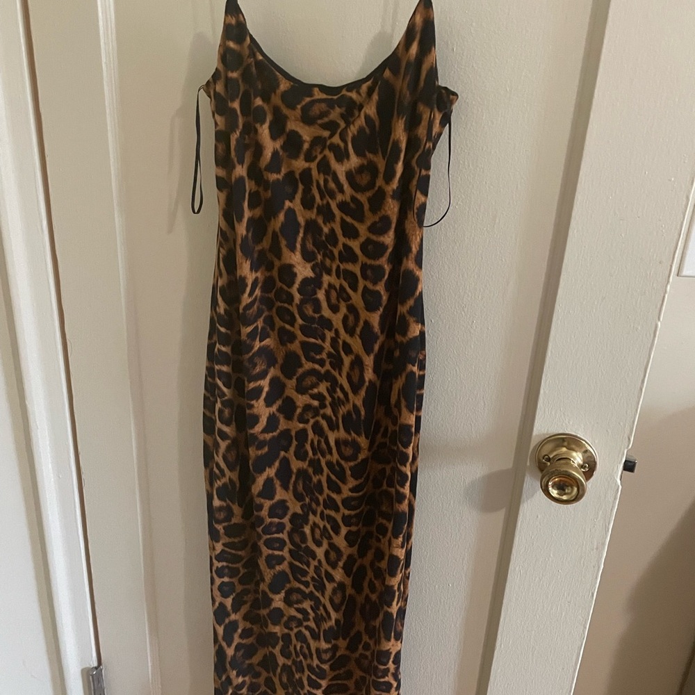 Cheetah dress. Never worn.